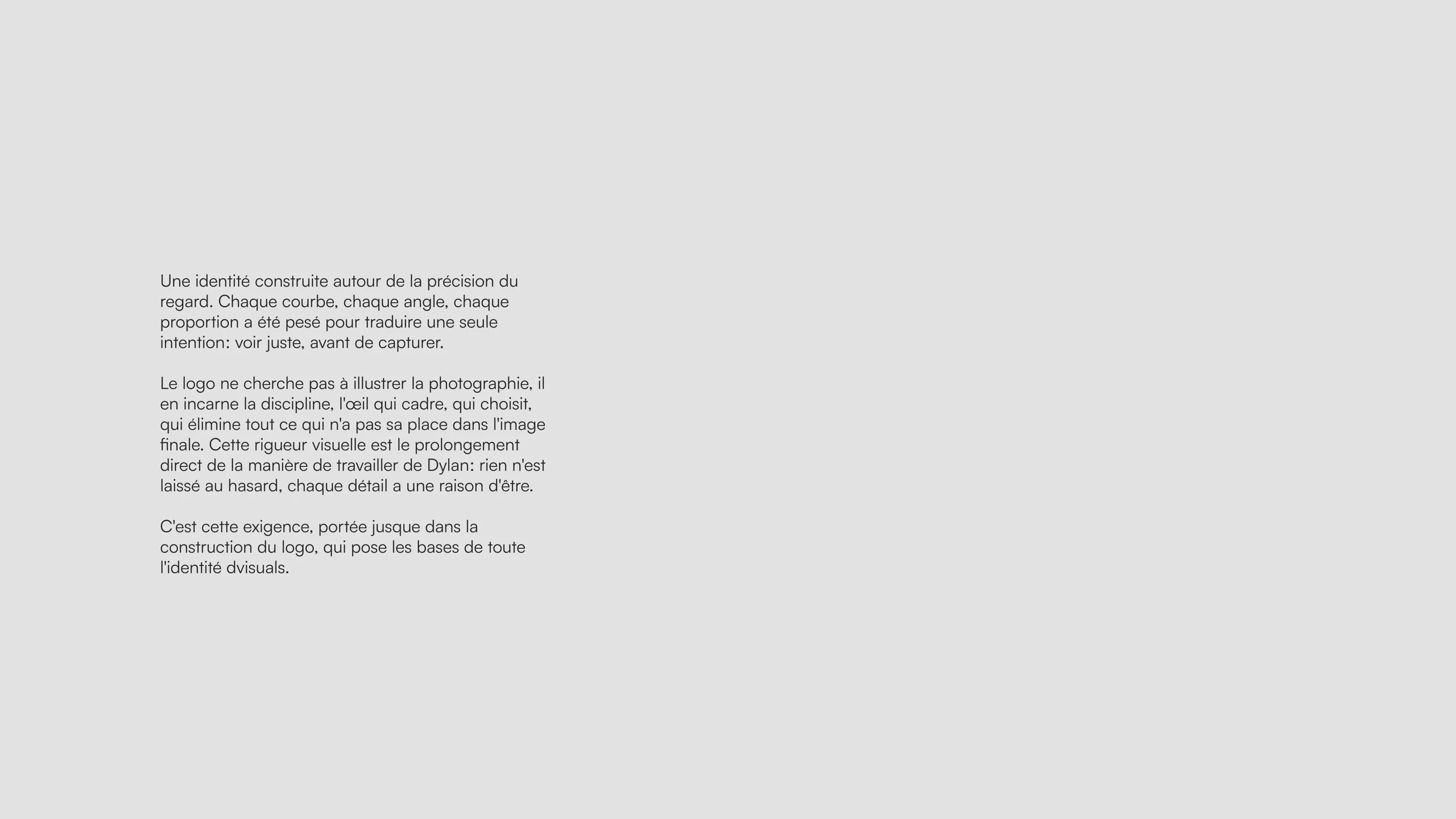 Focant Visuals — Concept du logo
